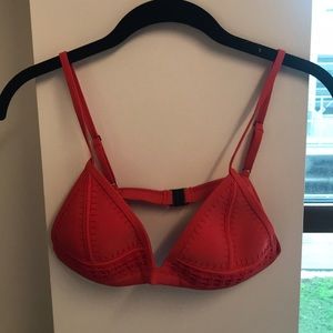 Red Triangl Neoprene Bikini